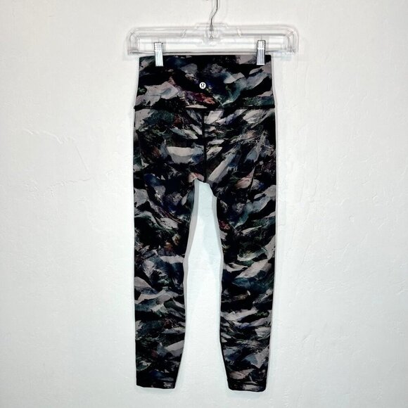 Lululemon Wunder Under High-Rise Tight 25" Glacier Camo Starlight Multi size 4 - Picture 7 of 9